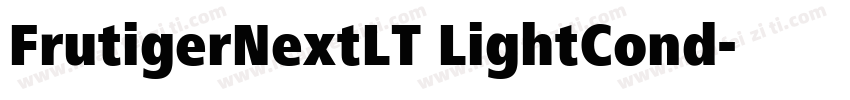 FrutigerNextLT LightCond字体转换